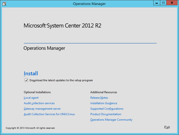 Microsoft System Center 2012 R2 Operations Manager 1